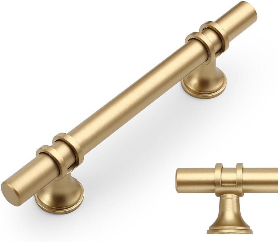 Boraboi Elegante Goudkleurige Meubelgrepen Set van 10 voor Kasttoepassingen