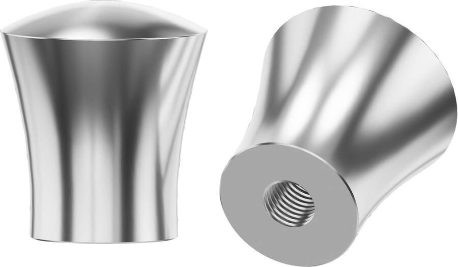 Boraboi Hoogwaardige Roestvrijstalen Meubelknoppen voor Kast Lade en Deur Set van 8 Stuks