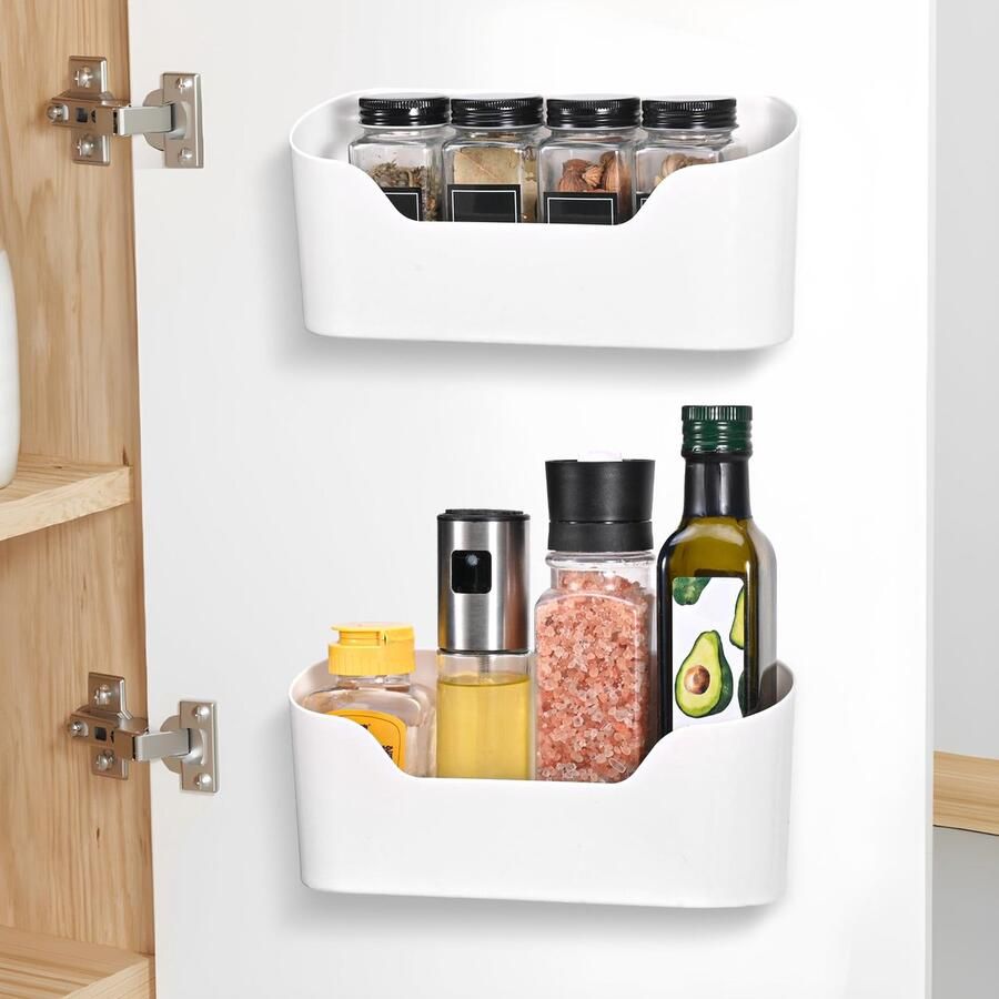 Boraboi Innovatieve Opbergoplossing voor Keukenkast zonder Boren en Spijkers