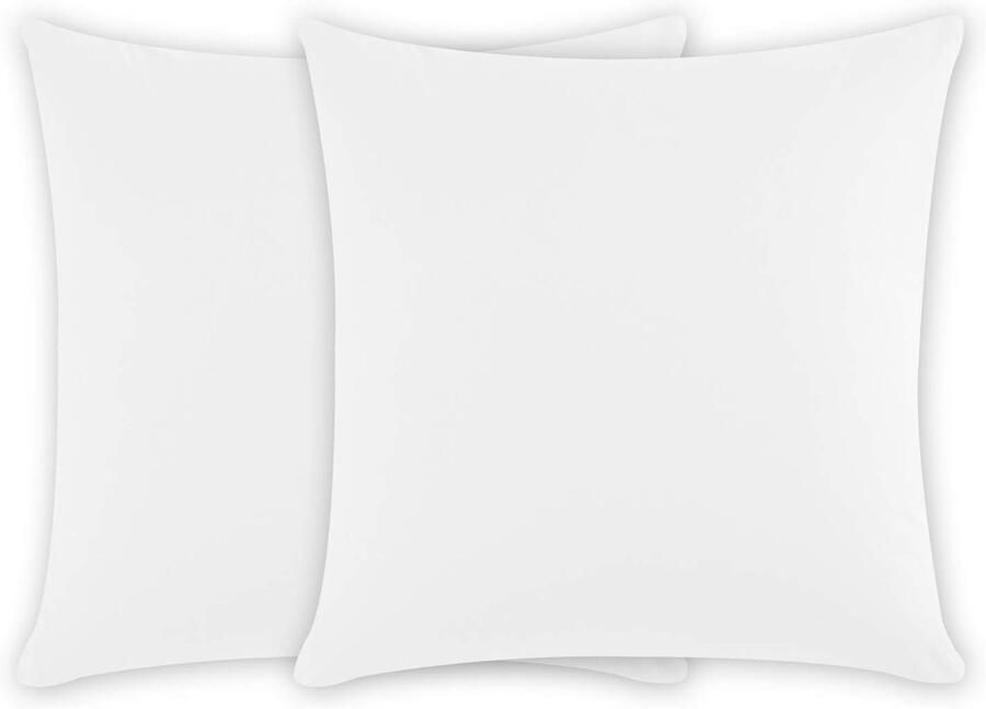 Boraboi Katoenen Kussenhoezen Set van 2 40 x 40 cm Zacht en Ademend voor Bank en Bed