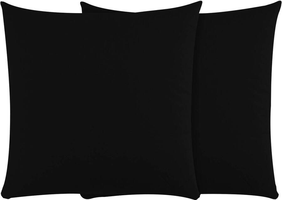 Boraboi Katoenen Kussenhoezen Set van 2 met Ritssluiting 40 x 40 cm Stijlvol en Zacht voor Bank en Bed