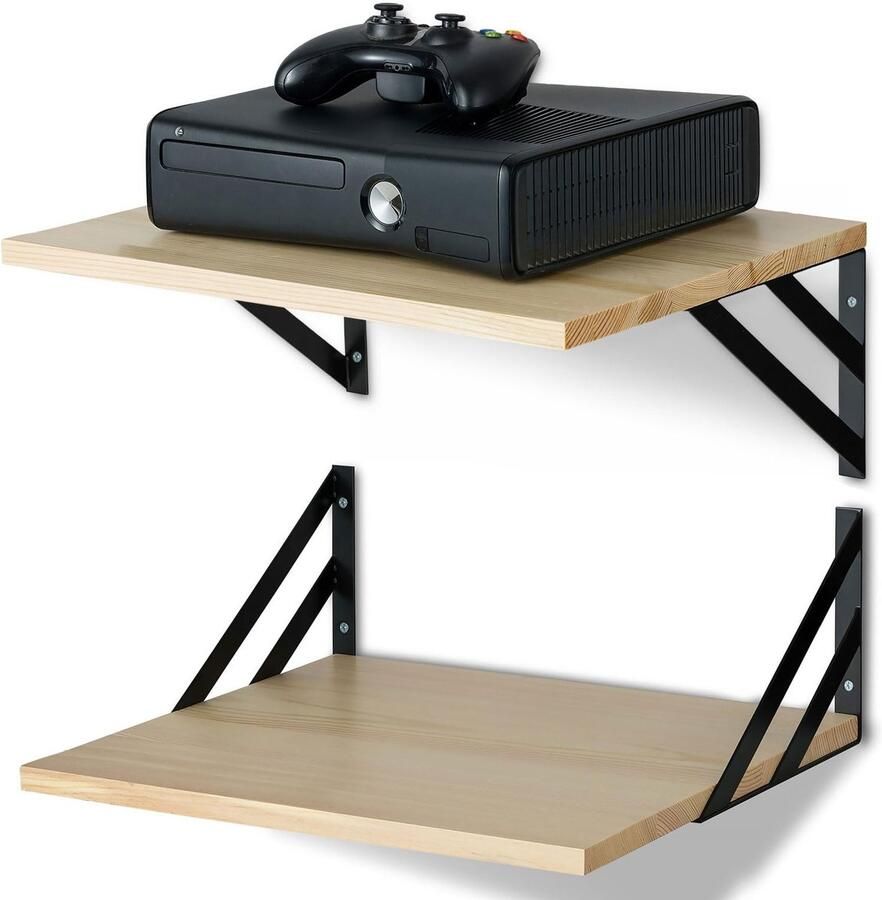 Boraboi Modern Houten Wandrek voor Multifunctioneel Gebruik in Keuken Badkamer en Woonkamer 40 cm Breed 30 cm Diep