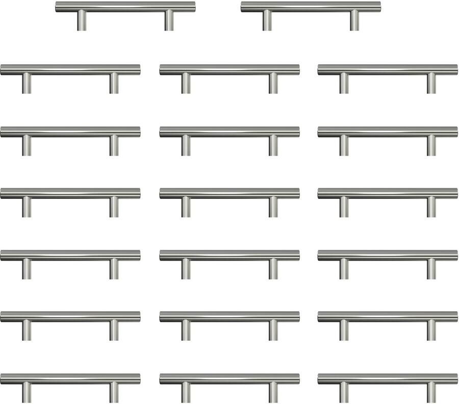 Boraboi Moderne en stijlvolle keukenkastgrepen van geborsteld roestvrij staal voor toepassingen