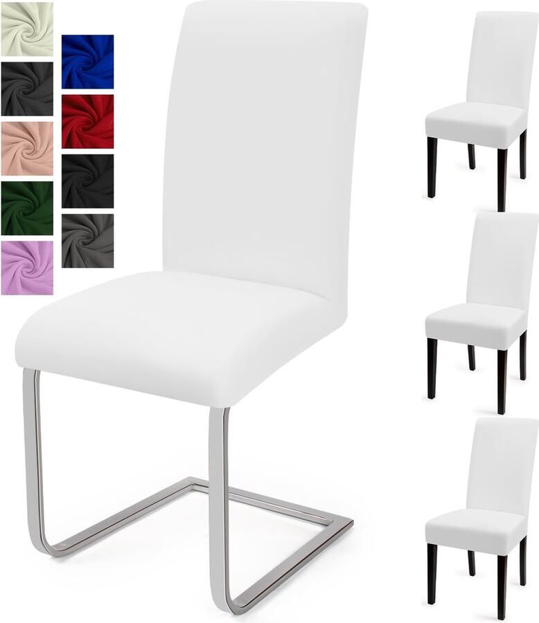 Boraboi Moderne stretchbare stoelhoezen set van 4 voor eetkamer en evenementen decoratie