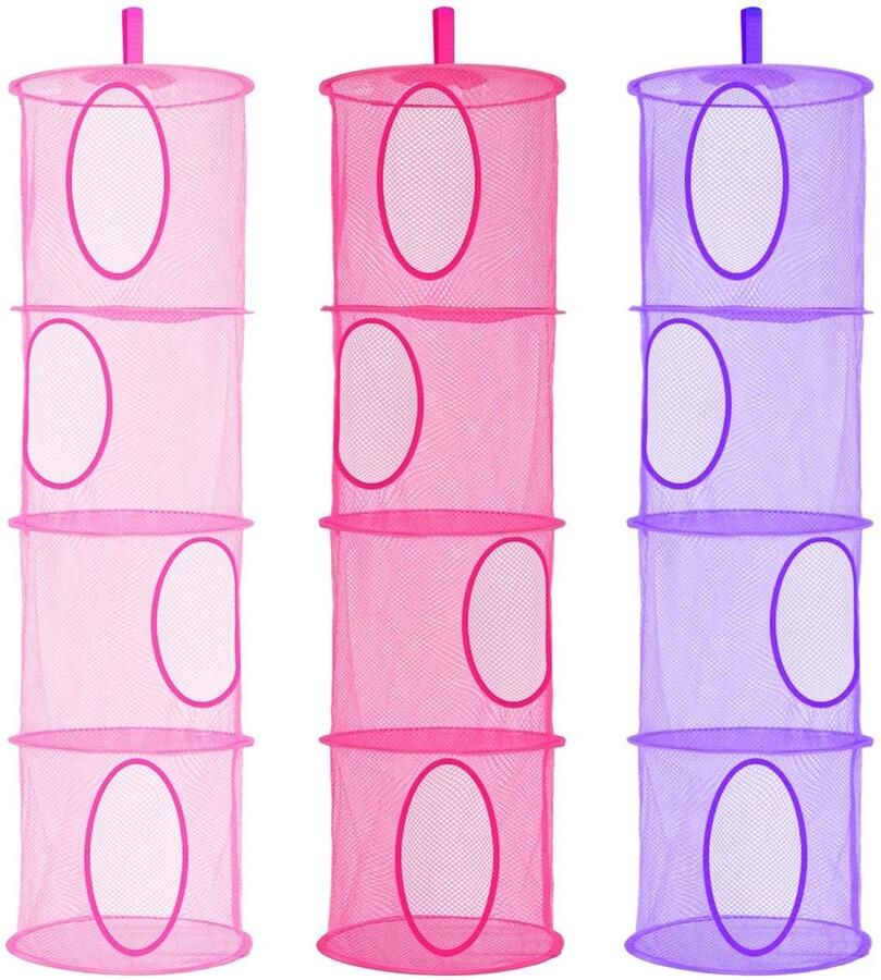 Boraboi Multifunctionele Opvouwbare Hangmand met Vier Lagen voor Ruimtes in Huis