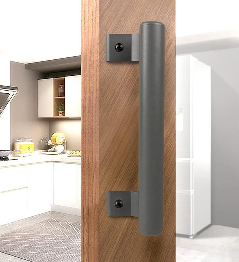 Boraboi Robuuste Aluminium Schuifdeurhandgreep voor Binnen en Buiten Gebruik met Bevestigingsschroeven