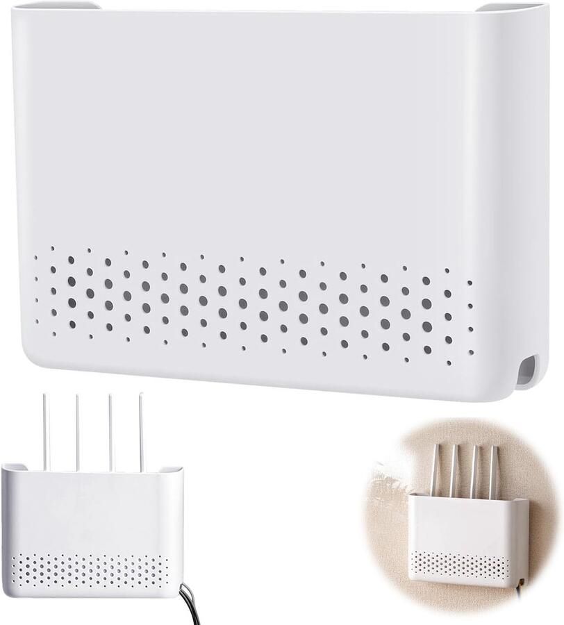 Boraboi Ruime en Stijlvolle Router Opbergdoos voor Verbergen van Kabels en Apparatuur