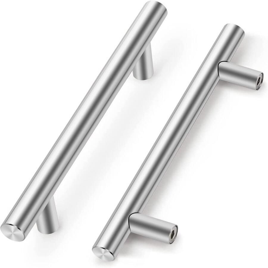 Boraboi Set van 2 Roestvrij Stalen Meubelgrepen voor Keuken en Kasten met Schroeven