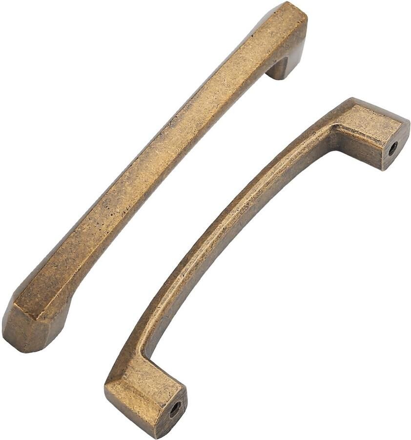 Boraboi Set van 6 Antiek Messing Meubelgrepen voor Kast Deur en Lade met 102 mm Gatafstand