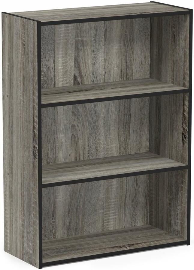 Boraboi Stijlvolle 3-Tier Open Boekenkast voor Functionele Opslag in Elk Interieur