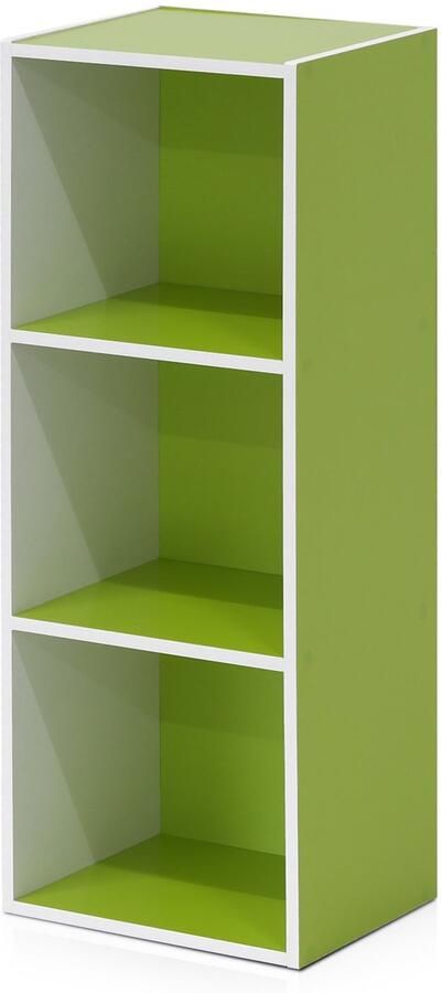 Boraboi Stijlvolle Drie-Lagen Boekenkast met Open Planken voor Interieurs