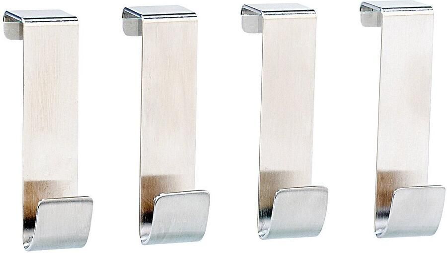 Boraboi Stijlvolle en Functionele Roestvrij Stalen Deurhaken Set van 4 voor Elke Ruimte