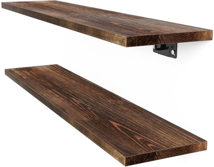 Boraboi Stijlvolle en Houten Wandrekken voor Functionele Opslag in Huis en Kantoor