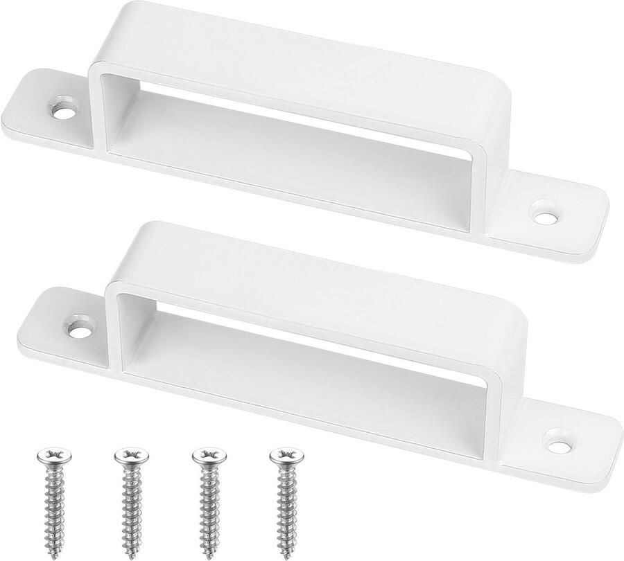 Boraboi Stijlvolle en Robuuste Witte Gietijzeren Deurgrepen voor Toepassingen