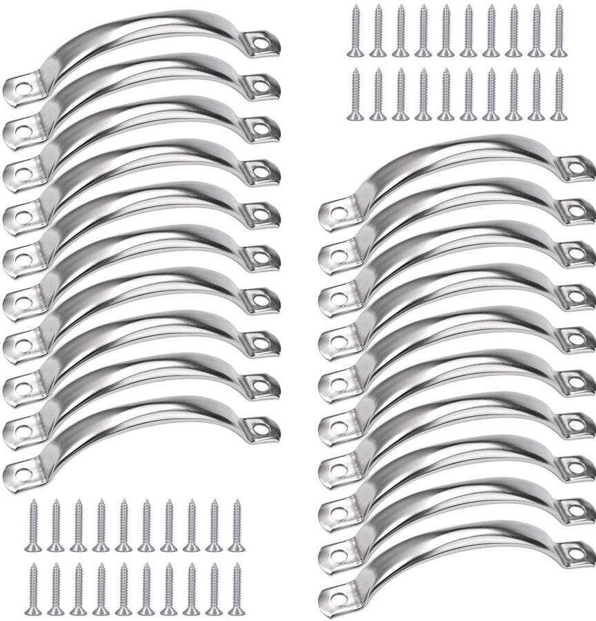 Boraboi Stijlvolle en Roestvrijstalen Meubelgrepen voor Toepassingen Set van 20 Stuks