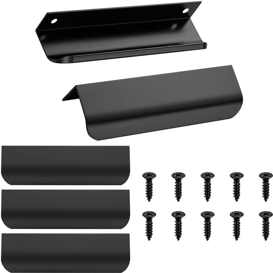 Boraboi Stijlvolle en Verborgen Meubelgrepen voor Kasten en Lades Set van 5