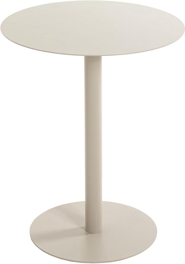 Boraboi Stijlvolle Moderne Bijzettafel in Kasjmiergrijs Metaal voor Woonkamer of Slaapkamer