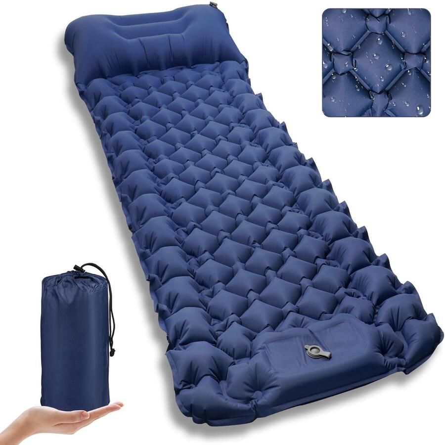 Boraboi Ultralicht en Compact Zelfopblazend Campingmatras voor Outdoor Avonturen en Comfortabele Nachtrust