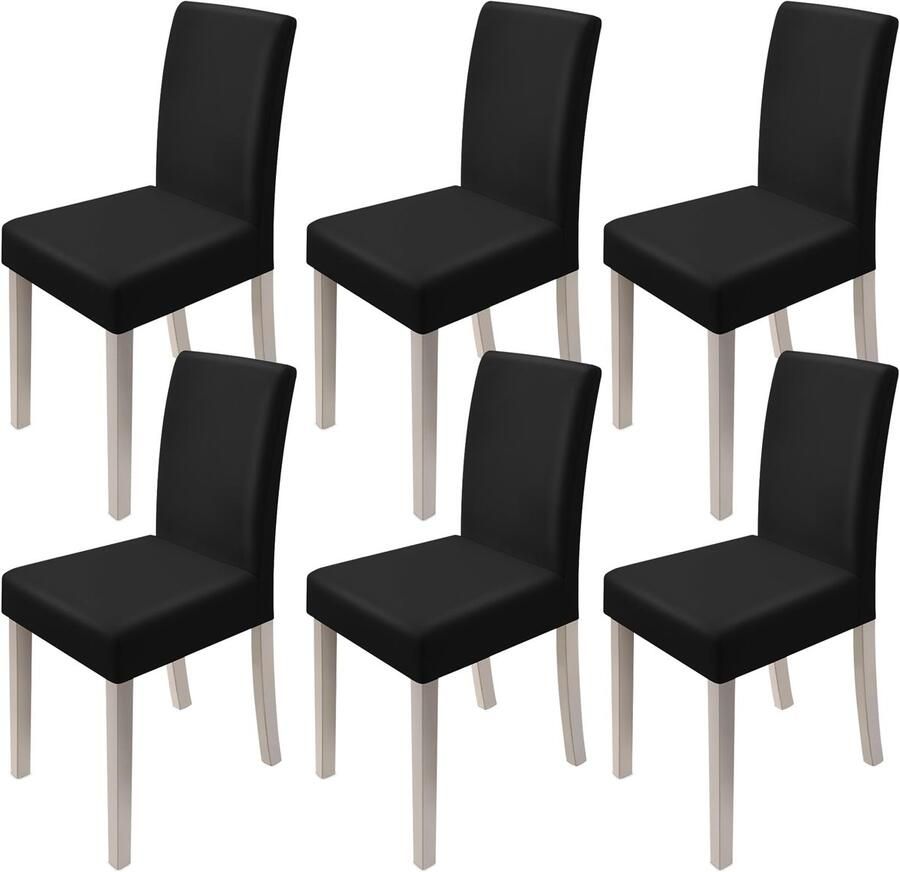 Boraboi Universele Elastische Stoelhoezen Set van 6 – Kiesbare Kleuren voor Feest Eetkamer en Hoteldecoratie