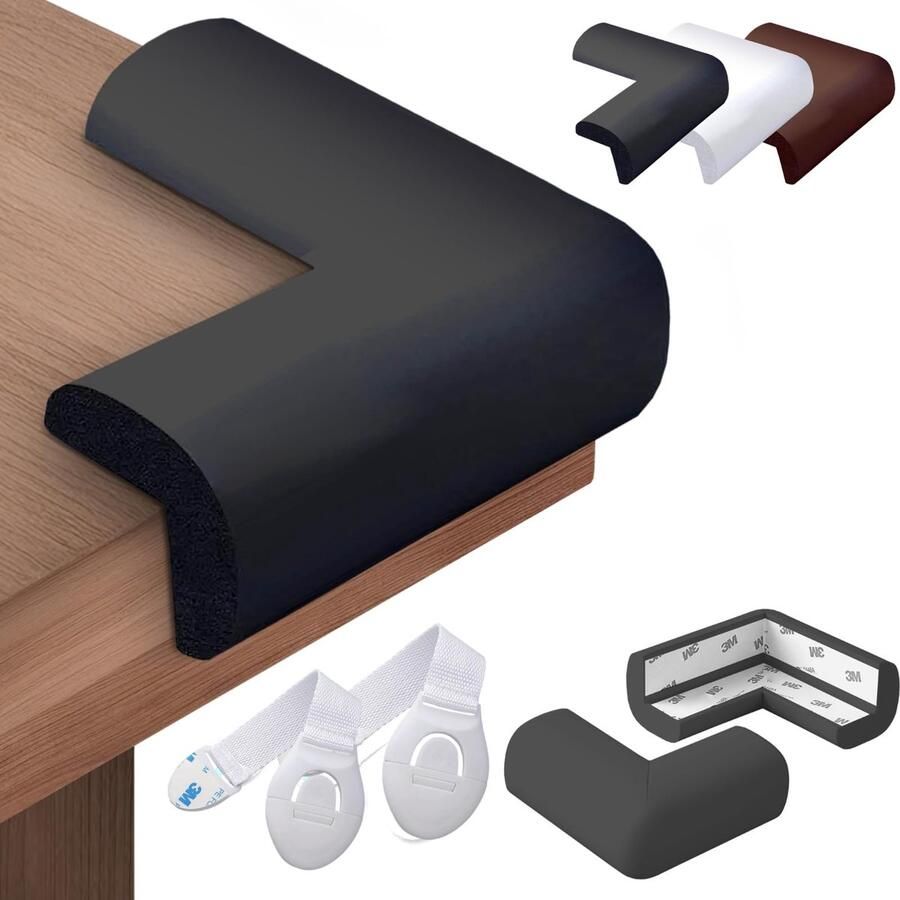 Boraboi Veilige rubberen randbescherming en hoekbescherming voor meubels en kasten