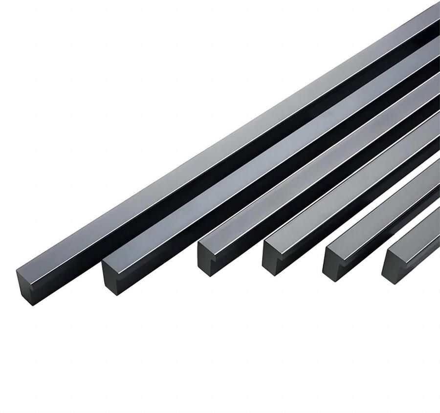 Boraboi Elegante Zwarte Aluminium Kast- en Ladegrepen Set van 10 voor Keuken en Meubels