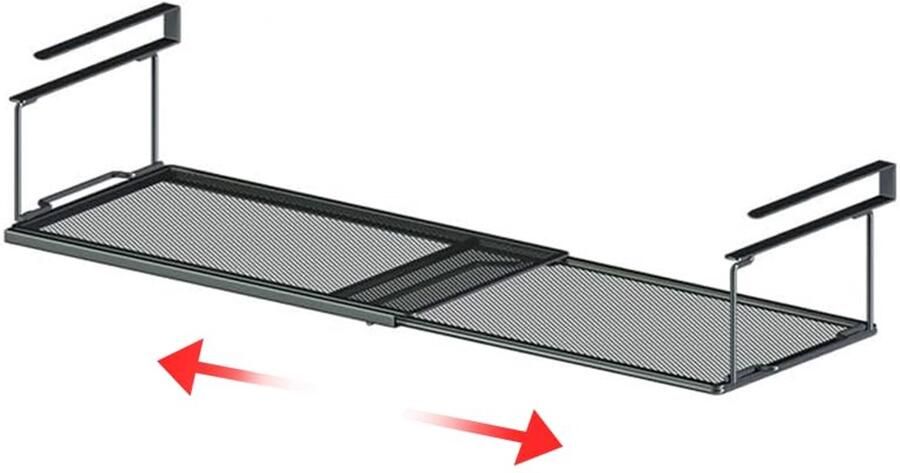 Boraboi Verstelbare Metalen Hangmand voor Kastorganisatie en Opslag in Huiselijke Ruimtes 38-70 cm