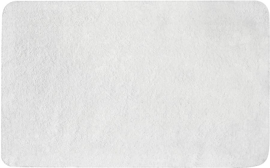 Boraboi Vloerkleed voor Badkamer en Woonruimte Zacht Antislip en Absorberend 60 x 90 cm Wit