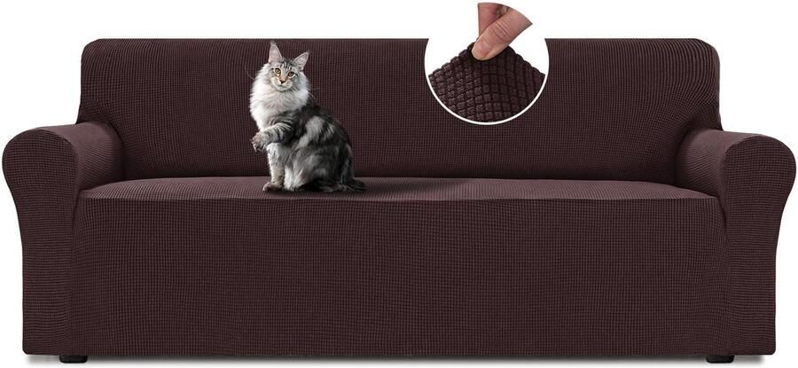 Boraboi Waterafstotende Rekbare Bankhoes voor Driezitsbanken met Elastische Pasvorm en Volledige Bescherming