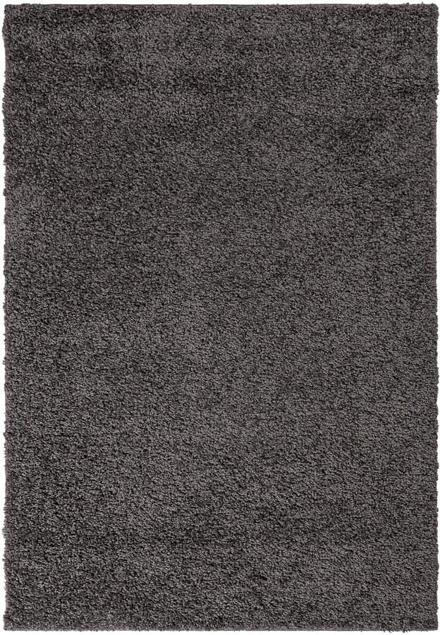 Boraboi Zacht en Luxueus Hoogpolig Tapijt voor Gezellige Woon- en Slaapkamers Grijs 140 x 200 cm