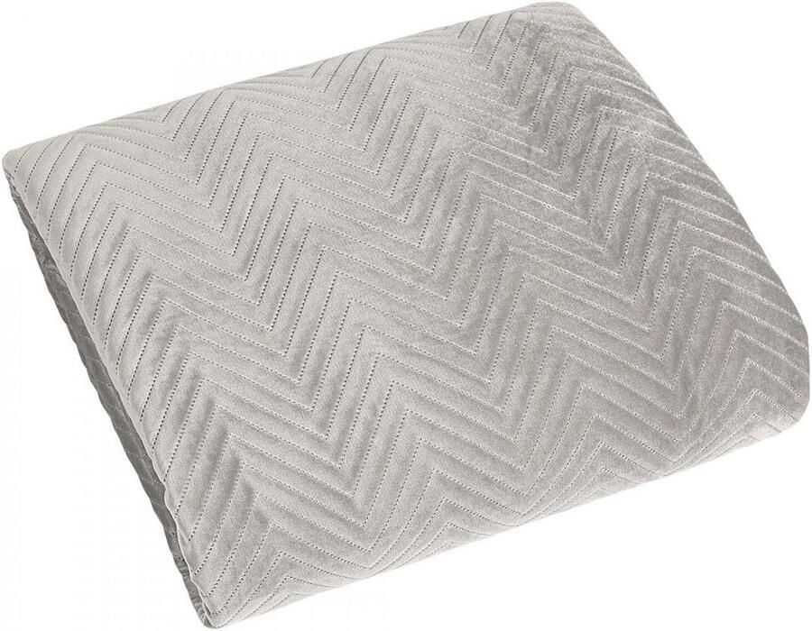 Boraboi Zachte en stijlvolle doorgestikte sprei voor bed of bank in beige tint 220x240 sofia beige