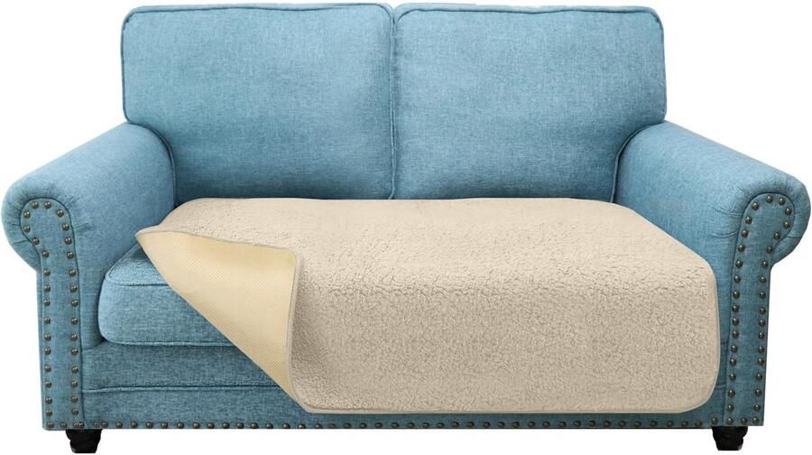 Boraboi Zachte Loveseat Bankkussenslopen Met Antislip Bescherming Voor Huisdieren En Kinderen