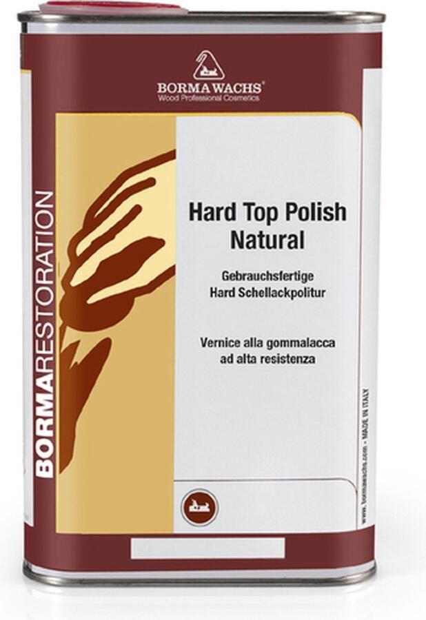 Borma wachs Hard Top Polish Krasbestendige Schellak Politoer 500ml