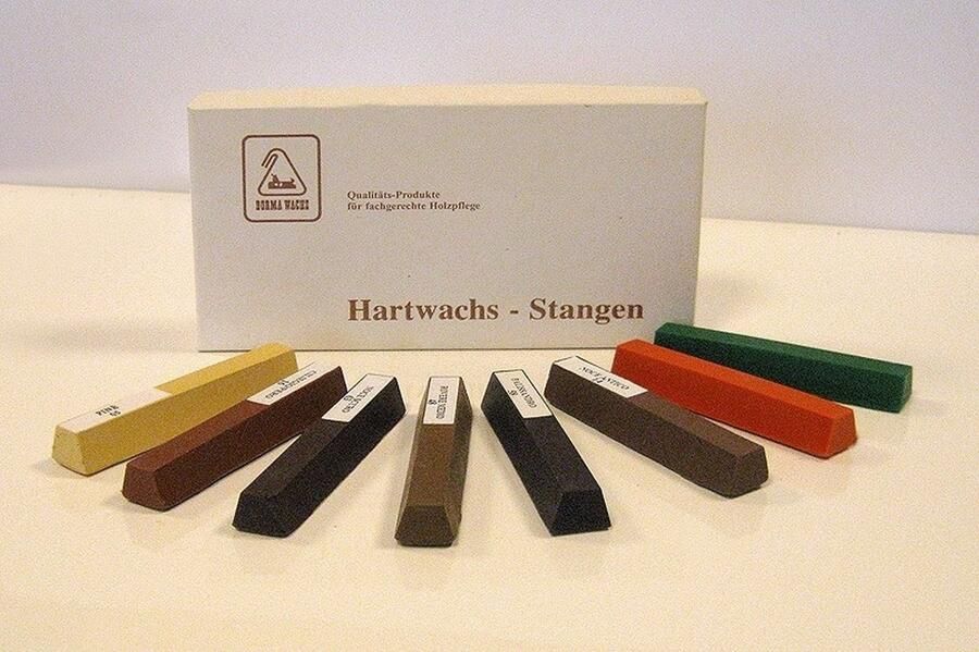 Borma wachs Harde Stopwas voor hout Donker Mahonie (kleur 33)