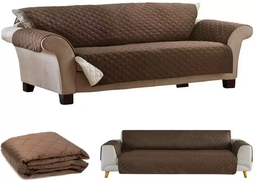 Borvat Bankhoes Sofa cover Meubelhoes Bankhoes Bankbeschermer Deken Plaid Grand Foulard Beschermt de Bank tegen Honden en Kattenharen Dierenkleed 240 x 165 cm