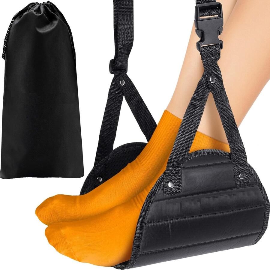 BOTC Voetensteun voor in het vliegtuig (traagschuim) Perfecte voetensteun voor in het vliegtuig Voetensteun voor op het bureau Voetensteun voor op reis