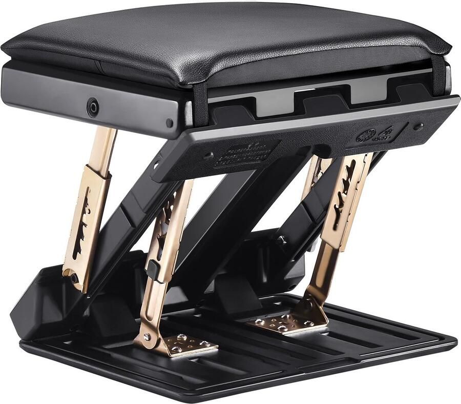 Botec 4 niveau Verstelbare Voetsteun Voetensteun bureau voeten steun met Afneembare Zachte Voetsteun 32 x 32 x 29 cm