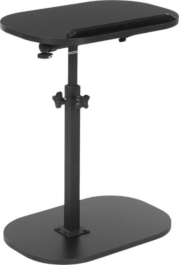 Botec C-Vormige Salontafel salon tafel bijzettafel Verstelbare en Kantelbare Salontafel in hoogte verstelbaar 45-80 cm