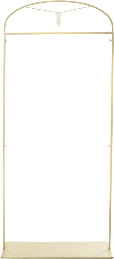 Botec Gouden Metalen Kleding rek kledingrek metaal dressboy Voor Jurken en Meer 100 x 40 cm