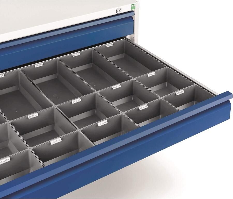 Bott Cubio assortiment met 13 bakjes 65x65 lade