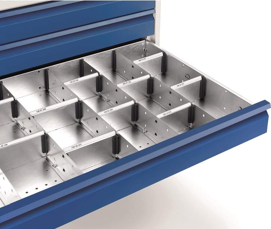 Bott Verso scheidingswandass A100-125 mm hoge lade