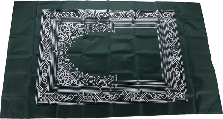 Nivard Gebedskleed Islam Tapijt Eid Mubarak Ramadan Gebedsmat Kleed Inshallah Groen