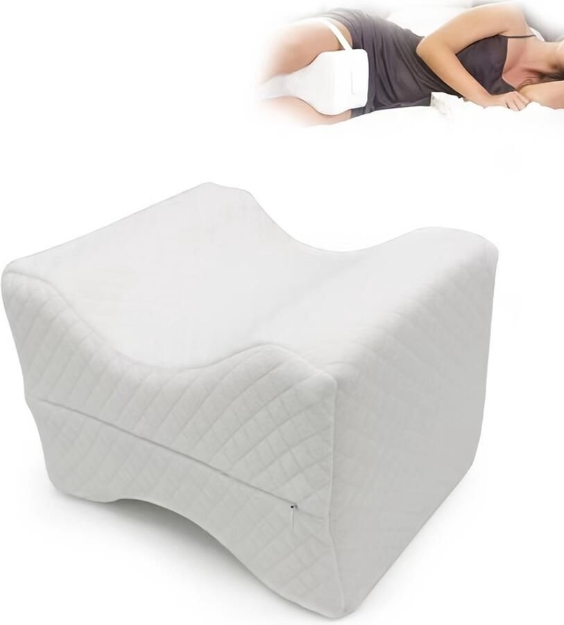 Bovista Wit Orthopedisch Kniekussen Beenkussen Zijslaapkussen Voor In Bed Volwassenen