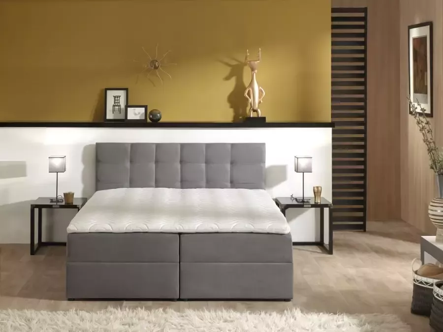Boxspring Atelier Complete Opbergboxspring 140x200 cm Inclusief pocketvering matrassen Model Storage Tweepersoons bed met opbergruimte