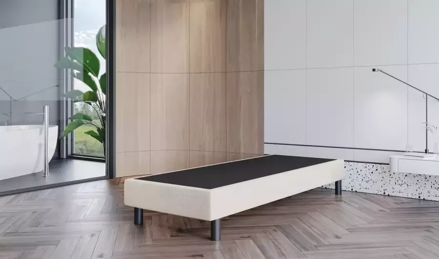 BoxspringDealer.nl Boxspring Los Onderstel Fleur 180x200 cm Stof Beige