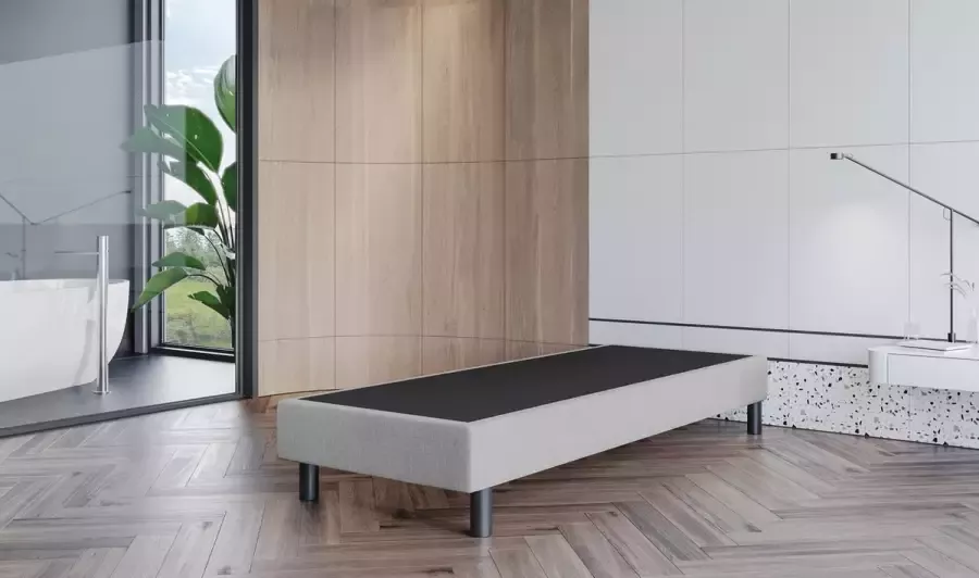 BoxspringDealer.nl Boxspring Los Onderstel Fleur 80x200 cm Stof Grijs