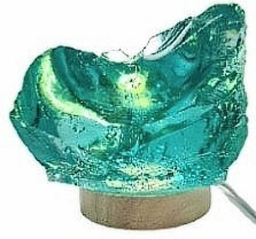 Braembles.eu Braembles Andara Obsidiaan kristal Lamp LED 0.8 kg de Edelsteen van Lichtwerkers Edelstenen Tafellamp Nachtlamp Slaap Cadeau