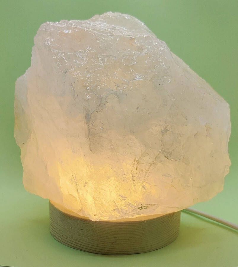 Braembles.eu Braembles Bergkristal Lamp Edelstenen Tafellamp 3 Watt LEDlamp 1.4 kg Nachtlampje Kinderen Nachtlampje Volwassenen Nachtlampje Stopcontact Kerstcadeau Kerst