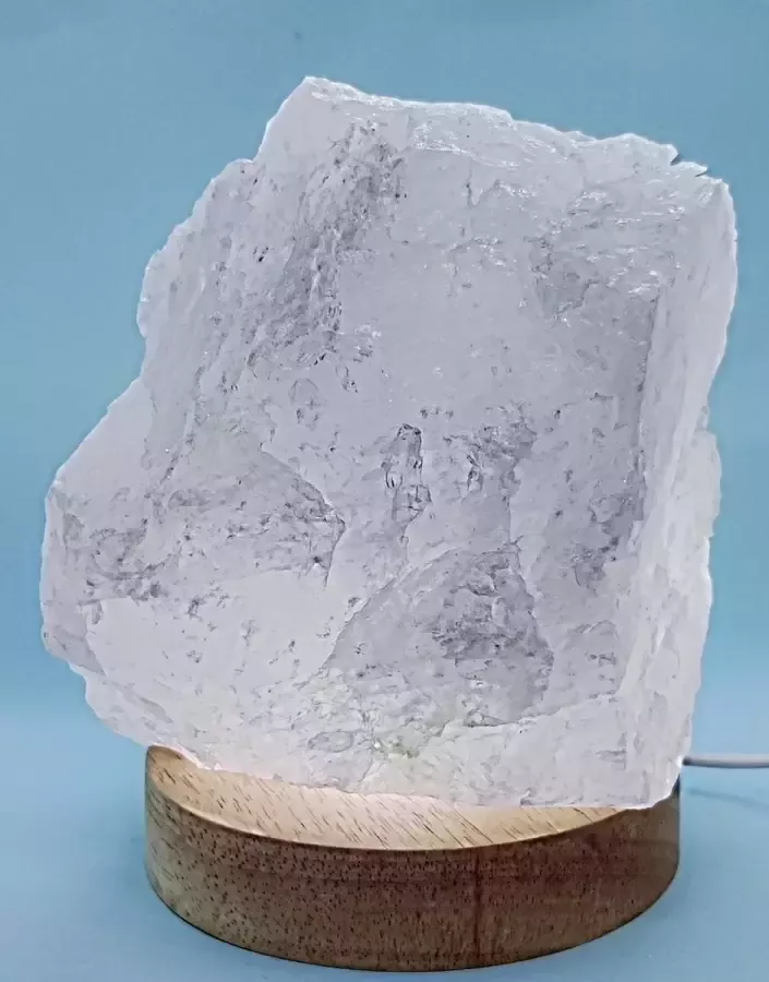 Braembles.eu Braembles Bergkristal Lamp Edelstenen Tafellamp 3 Watt LEDlamp 1.4 kg Nachtlampje Kinderen Nachtlampje Volwassenen Nachtlampje Stopcontact Kerstcadeau Kerst - Foto 3