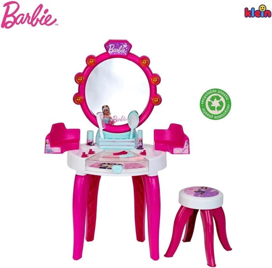 Brandless Kaptafel Kind Make up Tafel voor Meisjes Schminktafel Roze