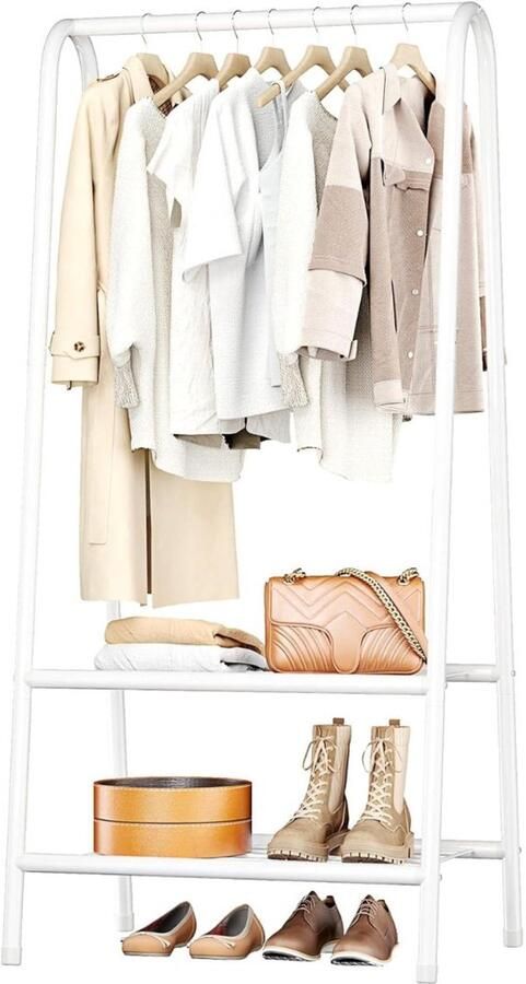 Brandless Kledingrek Metaal Kledinghangers Dressboy Wit